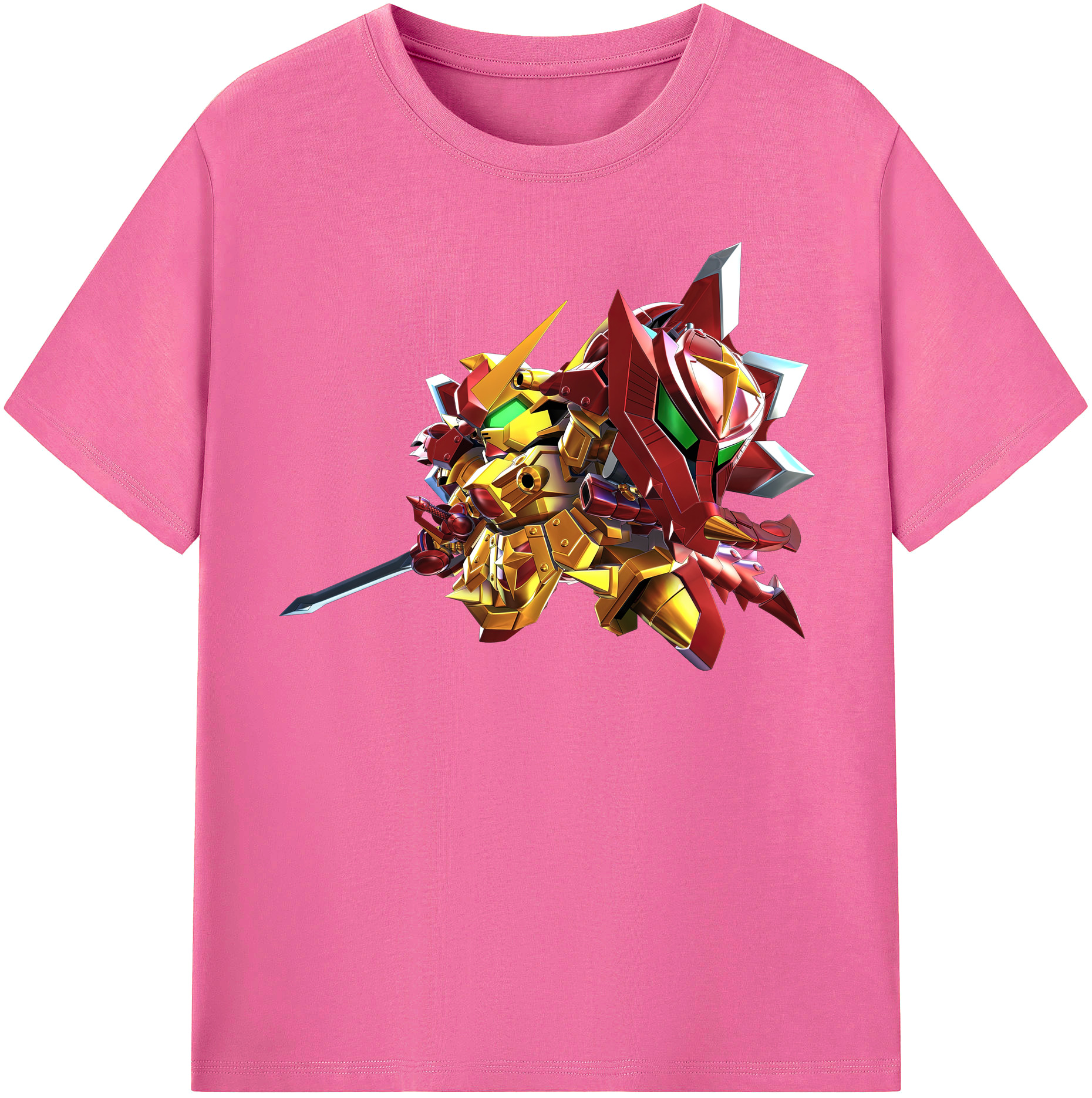 （画像用） 機動戦士ガンダム Mobile Suit Gundam レディースカジュアルプリントTシャツ（綿100％）